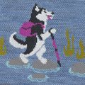 Damen Socken Darn Tough Critter Club Micro Crew Cushion Rinde 2