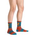 Kindersocken Darn Tough Sal Micro Crew Lightweight with Cushion lava 2