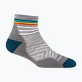 Damen Socken Darn Tough Run 1/4 Cushion grau