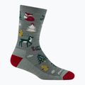 Damensocken Darn Tough Yuletide Wild Crew Lightweight with Cushion balsam