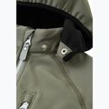 Reima Vantti grau-grüne Softshelljacke für Kinder 4