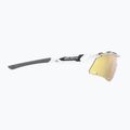 Sonnenbrille Rudy Project Tralyx+ Slim white gloss/multilaser gold 3