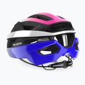 Fahrradhelm Rudy Project Rebel pearl metal/pink/cyber blue shiny 4