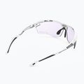 Sonnenbrille Rudy Project Propulse white glossy/impactx photochromic 2 laser purple 5