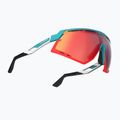 Rudy Project Defender Smaragd weiß matt / Multilaser rot Sonnenbrille SP5238230000 3