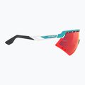 Rudy Project Defender Smaragd weiß matt / Multilaser rot Sonnenbrille SP5238230000 5