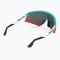 Rudy Project Defender Smaragd weiß matt / Multilaser rot Sonnenbrille SP5238230000 6