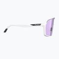 Sonnenbrille Rudy Project Spinshield white matte/impactx photochromatic 2 laser purple 3