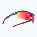 Sonnenbrille Rudy Project Propulse charcoal matte/multilaser red 4