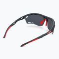 Sonnenbrille Rudy Project Propulse charcoal matte/multilaser red 5