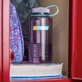 Nalgene Wide Mouth Sustain Trinkflasche 1000 ml Aubergine 4