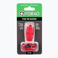 Trillerpfeife mit Schnur Fox 40 Micro Safety rot 2