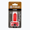 Trillerpfeife mit Schnur Fox 40 Classic Safety rot 2