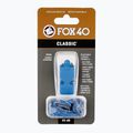 Trillerpfeife mit Schnur Fox 40 Classic Safety blau 2