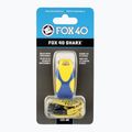 Fox 40 Sharx Safety gelb/blaue Pfeife mit Schnur 3