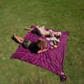 Ticket To The Moon Strand Pflaume Picknick-Decke 4