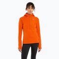 Arc'teryx Damen-Trekking-Sweatshirt Delta Half Zip Hoody orange 29606