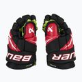 Kinder-Eishockeyhandschuhe Bauer Vapor Fly40 Jr black/red 4