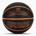 Spalding Phantom Basketball schwarz/orange Größe 6