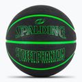 Spalding Phantom Basketball schwarz/grün Größe 6