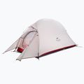 Naturehike Cloud Up 1-Personen-Trekkingzelt hellgrau/rot