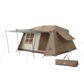 4-Personen-Campingzelt Naturehike Village 13 Ridge Ultimate Edition brown/ti black 9