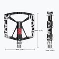 Fahrradpedale Rockbros 37213071001 black/white 3