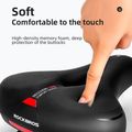 Fahrradsattel Rockbros AQ-6090 black/red 3