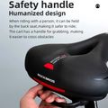 Fahrradsattel Rockbros AQ-6090 black/red 5