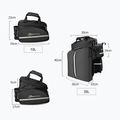 Gepäckträgertasche Rockbros A6-03BK Bicycle Pannier Bag black 5