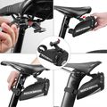 Satteltasche fürs Fahrrad Rockbros C28BK Bike Saddle Bag black 3