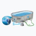 Bestway Power Steel Swim Vista Series Oval Pool Set 427x250 cm grau 7