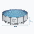 Bestway Steel Pro Max Pool Set 5612Z 488 x 122 cm grau 5