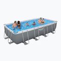 Bestway Power Steel Rechteckiges Pool Set 56466N 549 x 274 cm dunkelgrau 2