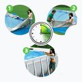 Bestway Power Steel Rechteckiges Pool Set 56466N 549 x 274 cm dunkelgrau 8