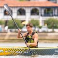 Aqua Marina Tomahawk grau Air-K 375 aufblasbares 1-Personen-Kajak 12'4″ 11