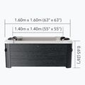 Jacuzzi 6-Personen MSpa Frame Oslo cool grey 18