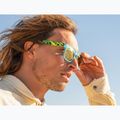 Sonnenbrille Aztron Blitz green/teal/blacktortoise/polarized silver blue mirror/grey 7