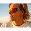 Sonnenbrille Aztron Avatar-X2 matt black/gloss blue/polarized sahara red mirror/brown 9