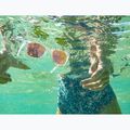 Sonnenbrille Aztron Party white marble print/polarized rose pink mirror/brown 9
