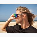 Sonnenbrille Aztron Thunder metalblack/white/polarizedgreen/twilightmirr/grey 8