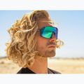 Sonnenbrille Aztron Thunder metalblack/white/polarizedgreen/twilightmirr/grey 9