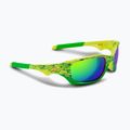 Kinder-Sonnenbrille Aztron Shine spark lime/wayve/polarized green/yellow mir/grey