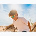 Kinder-Sonnenbrille Aztron Shine spark lime/wayve/polarized green/yellow mir/grey 6