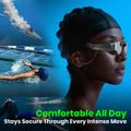 Schwimm-Schutzbrille Holoswim Solla Wave AI Music silver 5