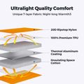 Flextail Zero R05 Regular orange aufblasbare Matratze 11