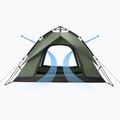 3‑Personen Campingzelt Naturehike Pop-Up 3 Automatic forest green 3