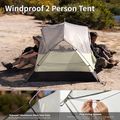 2‑Personen-Trekkingzelt Naturehike Mongar Pro 2 20D light grey 2