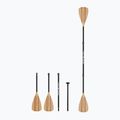 SUP/Kajak 4-teiliges Paddel RIDEWAVE Kun Bamboo Combo