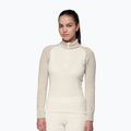 Damen-Funktionssweatshirt Devold Duo Active Merino 205 Zip Neck raw white